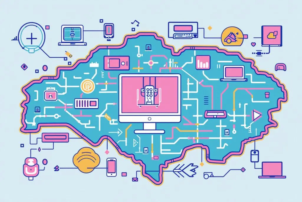 Mapa Hrvatske s logom Pink TV-a kao ilustracija za često postavljana pitanja za kako gledati Pink TV u Hrvatskoj putem interneta Mapa Hrvatske s logom Pink TV-a kao ilustracija za često postavljana pitanja za kako gledati Pink TV u Hrvatskoj putem interneta