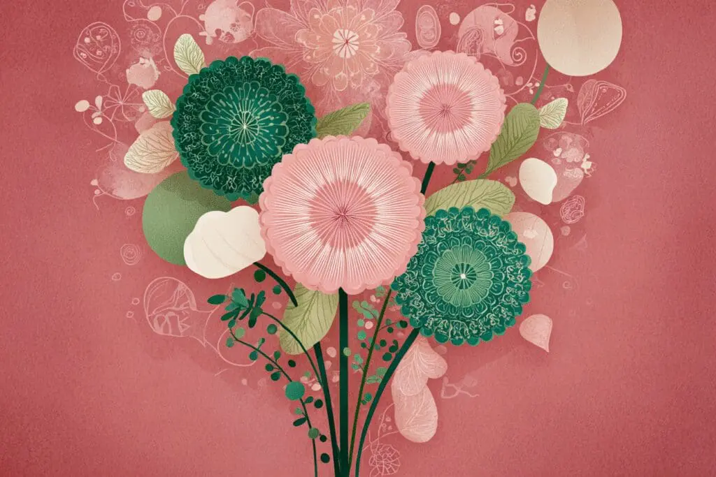 Medicinska ilustracija koja simbolizira rješenja na temu kako smanjiti endometrij maternice u postmenopauzi