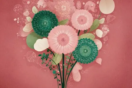 Medicinska ilustracija koja simbolizira rješenja na temu kako smanjiti endometrij maternice u postmenopauzi
