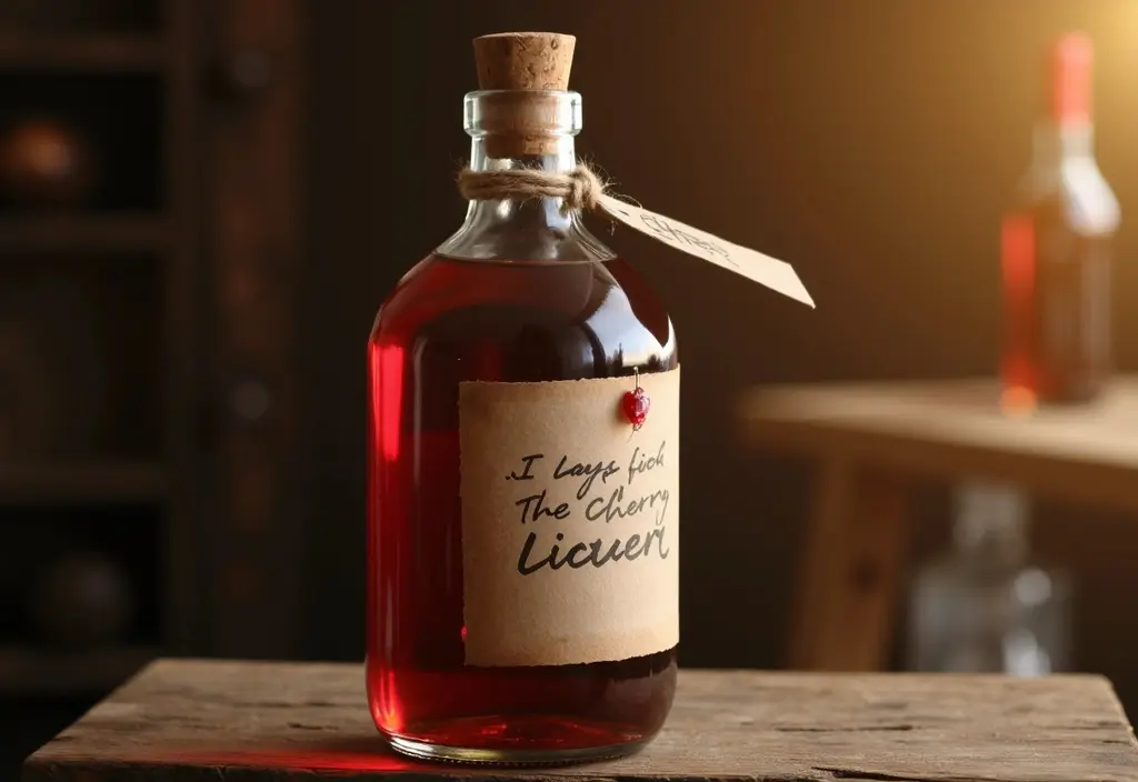 fotografija koja prikazuje kako napraviti liker od višanja s gotovom bocom likera spremnog za degustaciju fotografija koja prikazuje kako napraviti liker od višanja s gotovom bocom likera spremnog za degustaciju