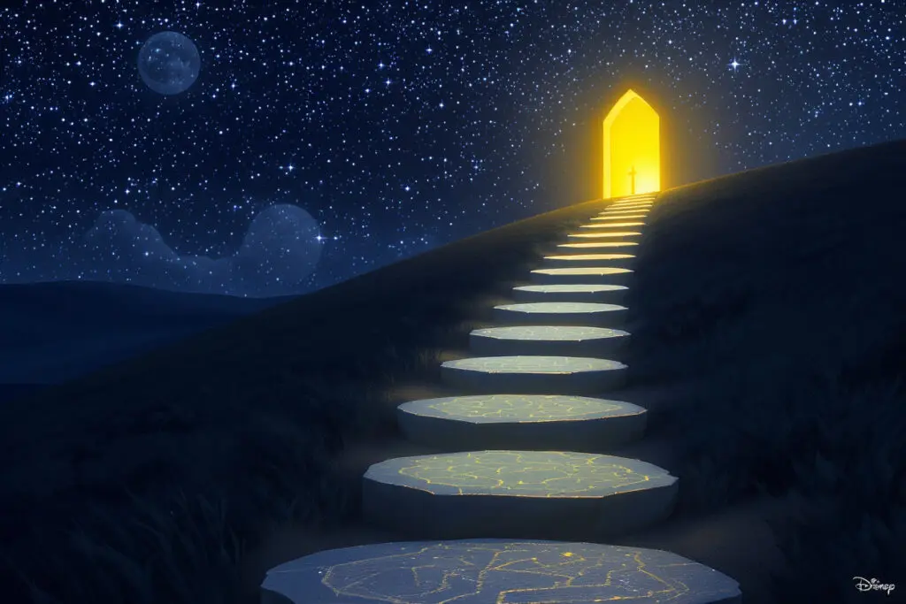 staza od devet koraka do crkve što prikazuje kako se moli devetnica