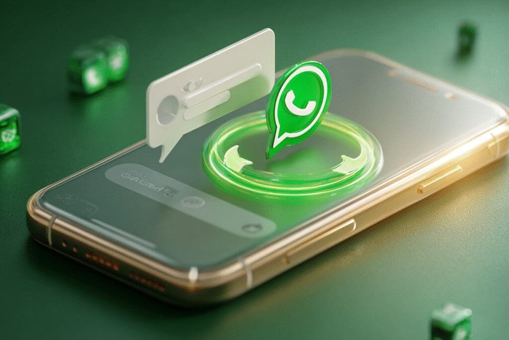 Izbrisana poruka u WhatsApp chatu se ponovno pojavljuje simbolizirajući uspješan povratak izbrisanih poruka