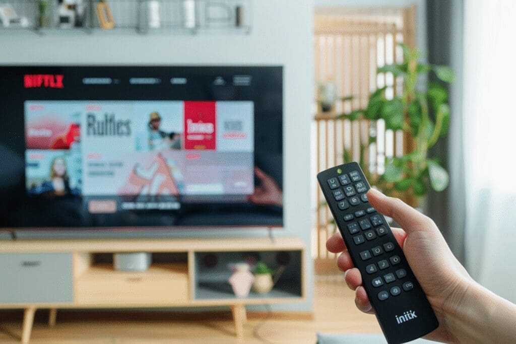 Grafički prikaz koraka instalacije aplikacije kao vizualni vodič za često postavljana pitanja za kako instalirati Netflix na TV Grafički prikaz koraka instalacije aplikacije kao vizualni vodič za često postavljana pitanja za kako instalirati Netflix na TV