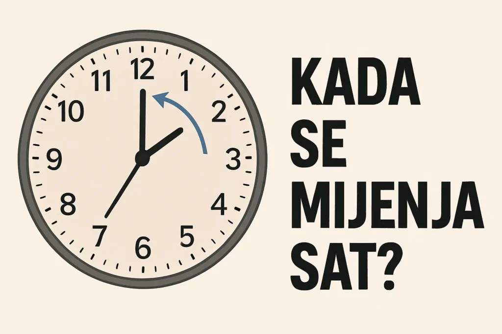 kada se mijenja sat