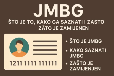 jmbg Što je to kako ga saznati zašto je zamijenjen