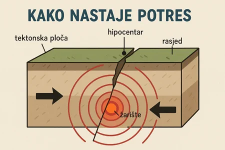 kako nastaje potres