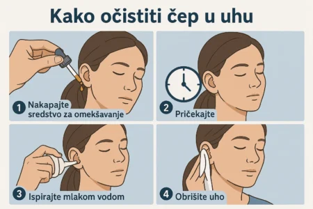 kako očistiti čep u uhu