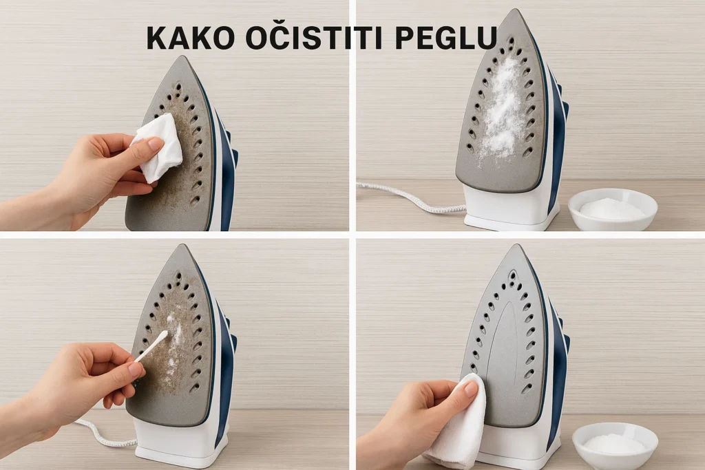 kako očistiti peglu