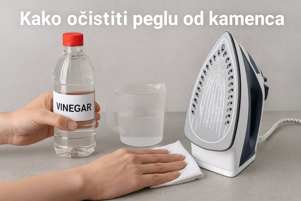 kako očistiti peglu od kamenca