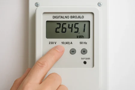 kako očitati novo digitalno brojilo za struju