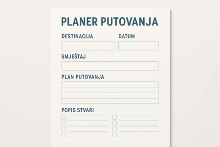 planer putovanja