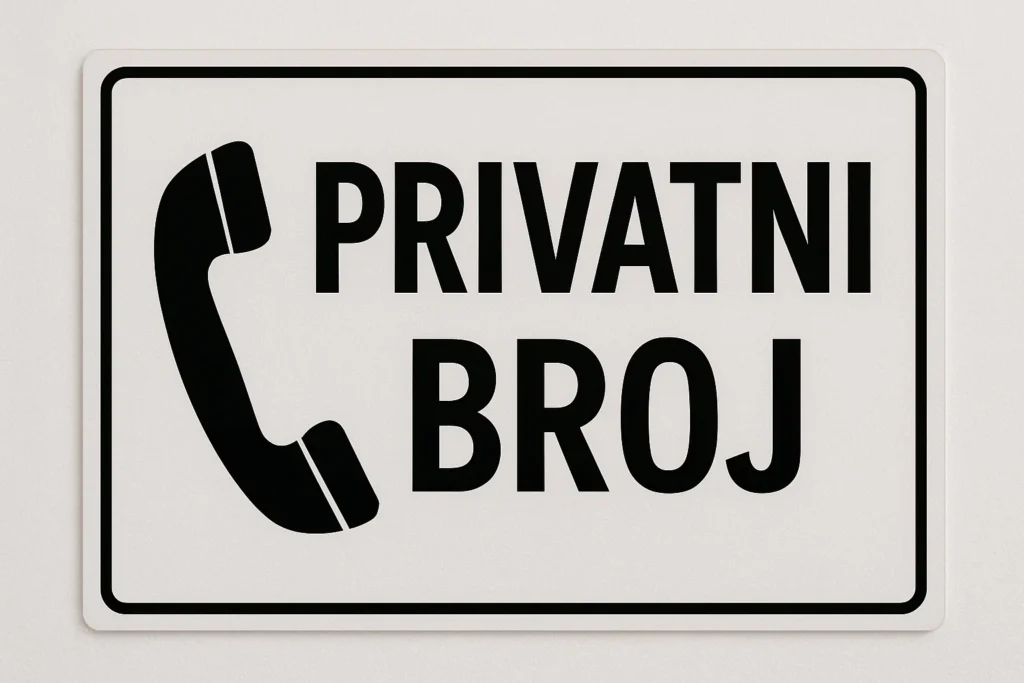 privatni broj