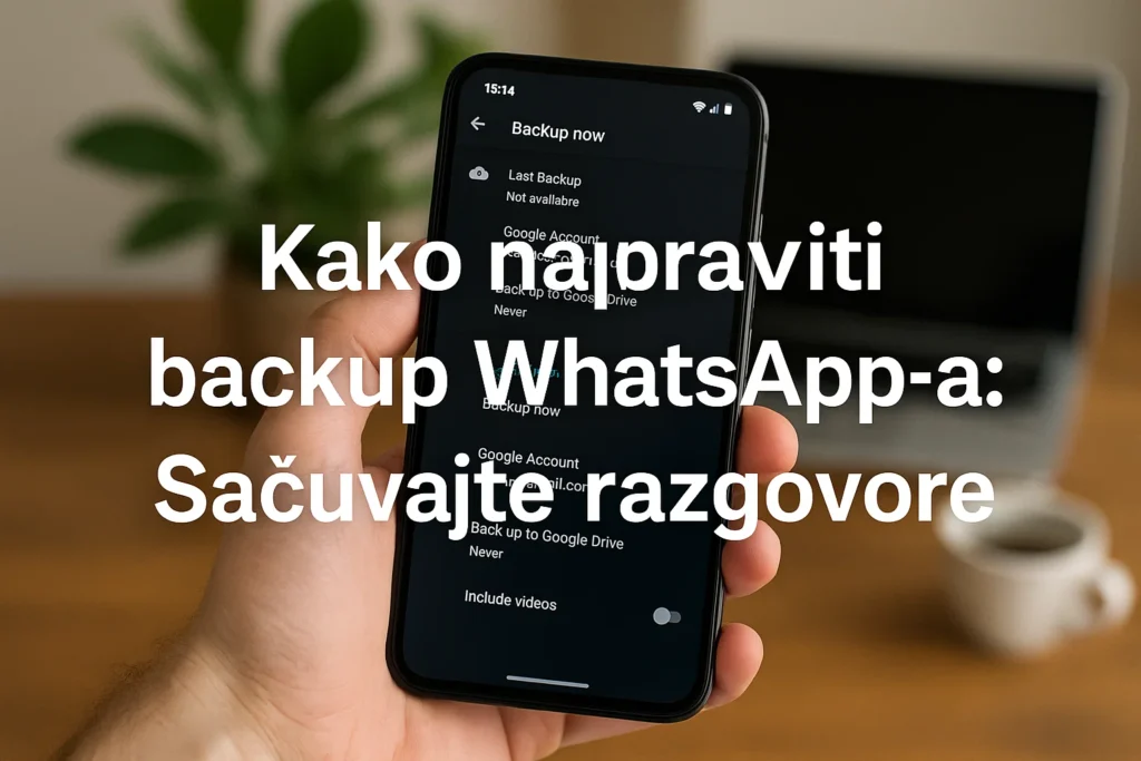 kako napraviti backup whatsappa kako napraviti backup whatsappa