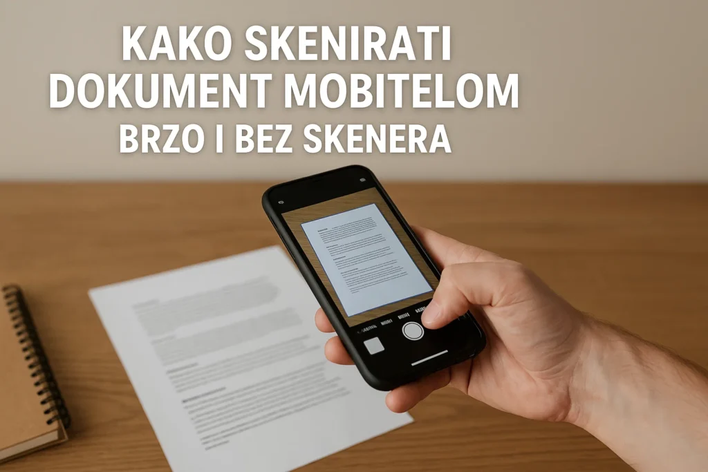 kako skenirati dokument mobitelom kako skenirati dokument mobitelom